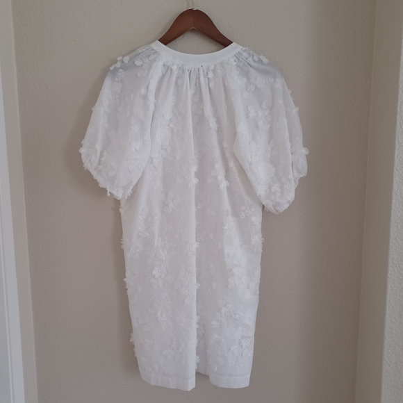 NWT Karen Kane Super Bloom Embellished Tassel Dress White Size S - Picture 8 of 11